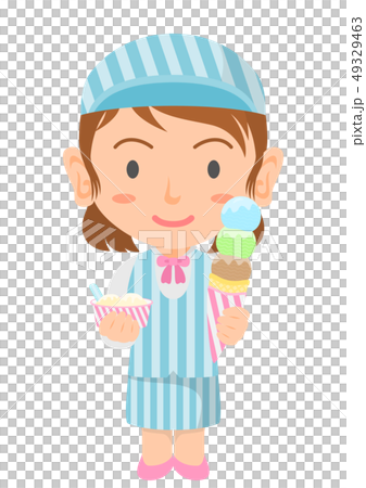 冰淇淋店店員 49329463