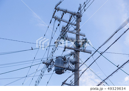 電柱 49329634