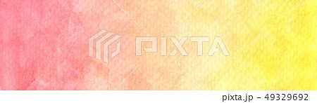 Watercolor pastel red and yellow painted texture. 49329692