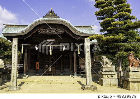岡山　倉敷市児島　下津井　祇園神社　拝殿 49329878