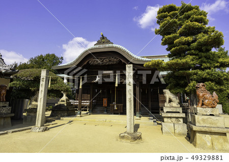 岡山 倉敷市児島 下津井 祇園神社 拝殿 岡山 倉敷市児島 下津井 祇園神社 拝殿 49329881