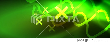 Shiny neon lights background, techno design, modern wallpaper for your project 49330099