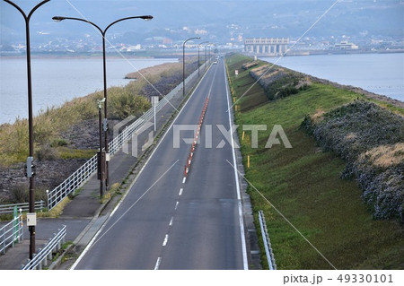 諫早干拓堤防道路 諫早干拓堤防道路 49330101