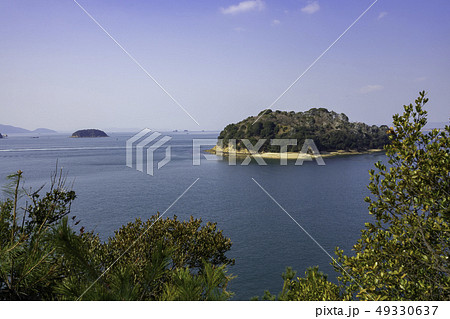 岡山　倉敷市児島　国立公園通仙園　宮の鼻展望広場　葛島 49330637