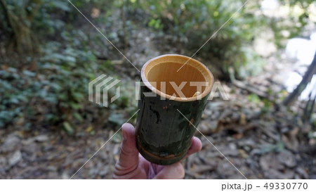 coffee cups handmade from bamboo tree 49330770