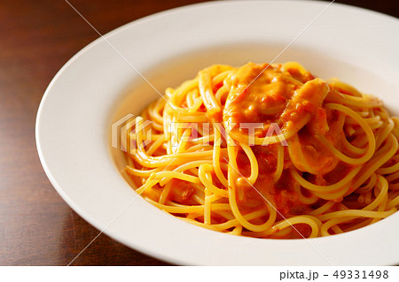 カニのトマトクリームパスタ カニのトマトクリームパスタ 49331498