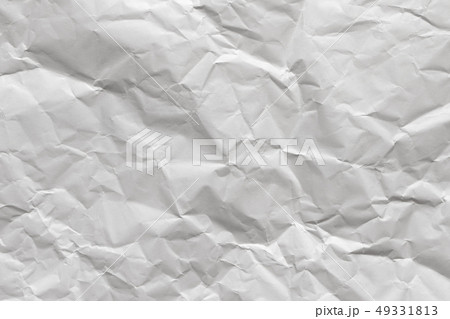 White crumpled paper texture background. 49331813