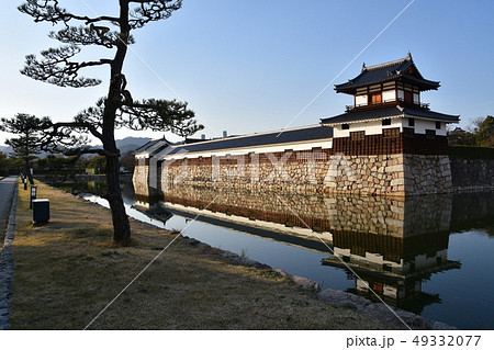 広島城 太鼓櫓 お堀 広島城 太鼓櫓 お堀 49332077