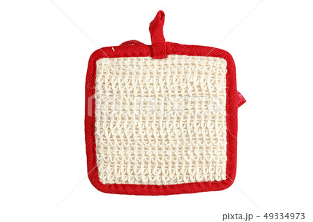 washcloth on a white background washcloth on a white background 49334973