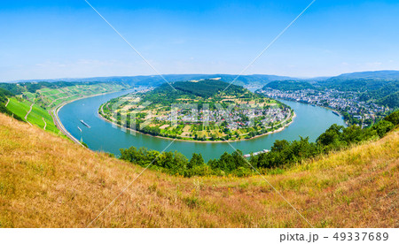 Boppard town aerial view, Germany Boppard town aerial view, Germany 49337689