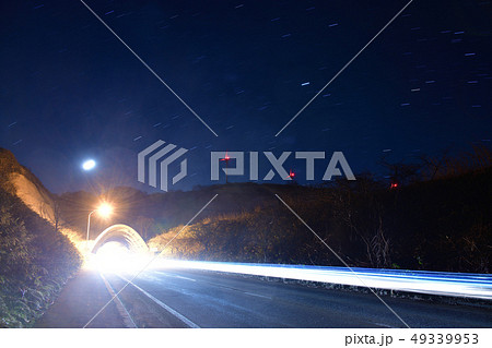 北海道江差町五厘沢の慶喜トンネルの夜景を撮影 北海道江差町五厘沢の慶喜トンネルの夜景を撮影 49339953