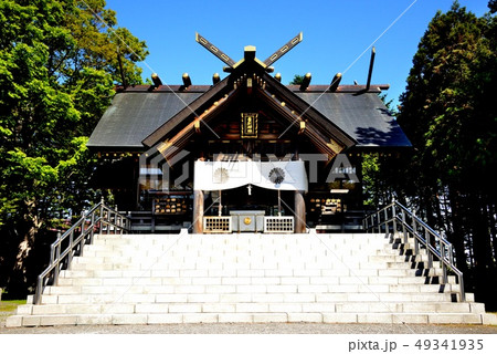 当別町当別神社の拝殿 当別町当別神社の拝殿 49341935