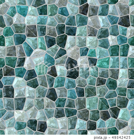 surface floor marble mosaic pattern seamless teal 49342425