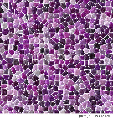 surface floor mosaic pattern seamless purple 49342426