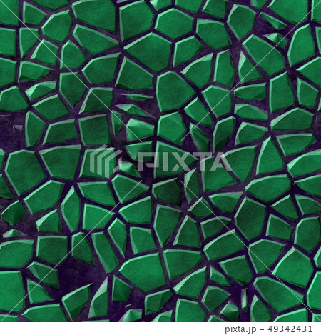 surface floor marble mosaic pattern seamless green 49342431