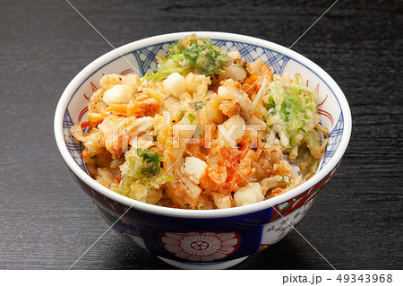 海鮮かき揚げ丼 49343968