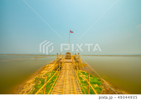 A bridge made of bamboo.8 49344935