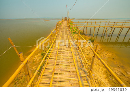 A bridge made of bamboo.5 A bridge made of bamboo.5 49345039