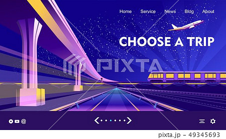 Vector banner traffic 49345693