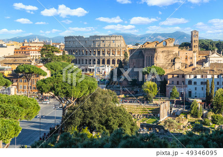 Scenic shot of Rome  49346095