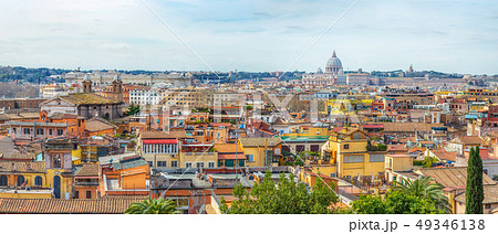 Rome city view from the Pincio Terrace 49346138