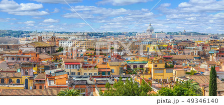 Rome city view from the Pincio Terrace 49346140