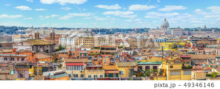 Rome city view from the Pincio Terrace 49346146
