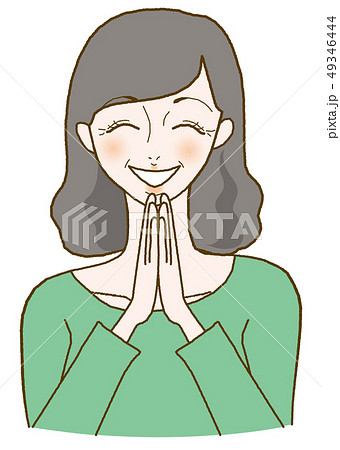 女性_喜び 女性_喜び 49346444