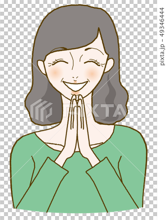 女性_喜び 女性_喜び 49346444