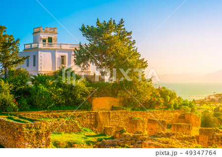 View from hill Byrsa with ancient remains of 49347764