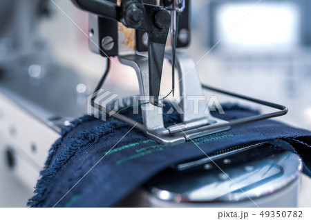 Professional sewing machine close-up. Modern Professional sewing machine close-up. Modern 49350782