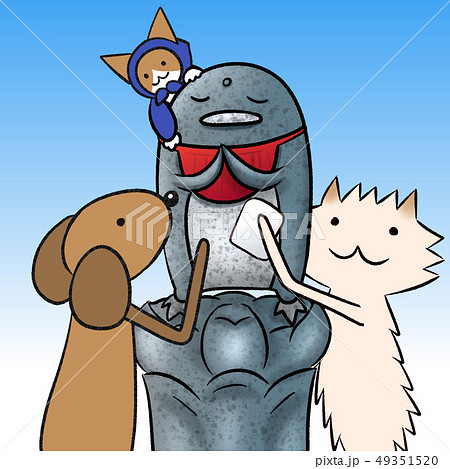 動物達のご利益の像 動物達のご利益の像 49351520
