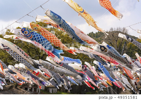 [佐賀県]川上峡の鯉のぼり 49351581
