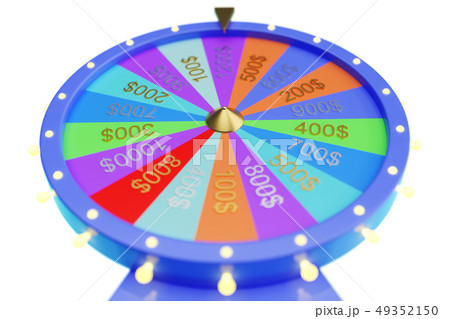 3d illustration colorful wheel of luck or fortune. Roulette fortune spinning wheels, casino wheel 3d illustration colorful wheel of luck or fortune. Roulette fortune spinning wheels, casino wheel 49352150
