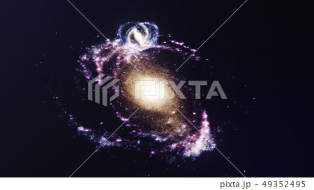 3D illustration galaxy in deep space. Spiral galaxy consisting of star dust, nebula of gas. Concept 3D illustration galaxy in deep space. Spiral galaxy consisting of star dust, nebula of gas. Concept 49352495