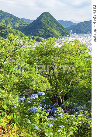 下田公園から眺める下田富士、静岡県下田市にて 49354382