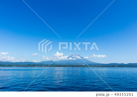 Agung volcano view from the sea. Bali island, Indonesia 49355201