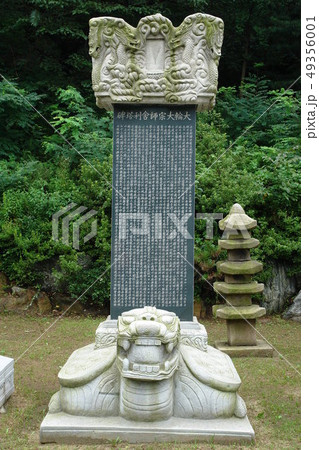 カメ ゼオライト 記念碑 49356001