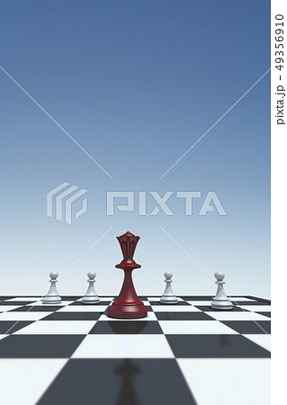 ゲーム チェス チェス盤のイラスト素材
