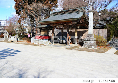 盛岡八幡宮 手水舎の写真素材