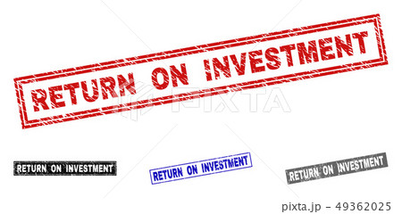 Grunge RETURN ON INVESTMENT Scratched Rectangle Watermarks Grunge RETURN ON INVESTMENT Scratched Rectangle Watermarks 49362025