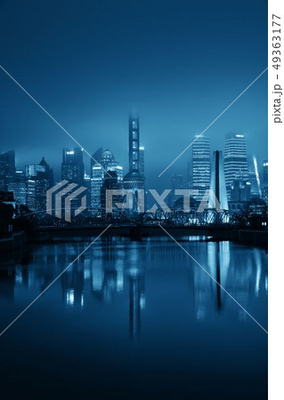 Shanghai city night Shanghai city night 49363177