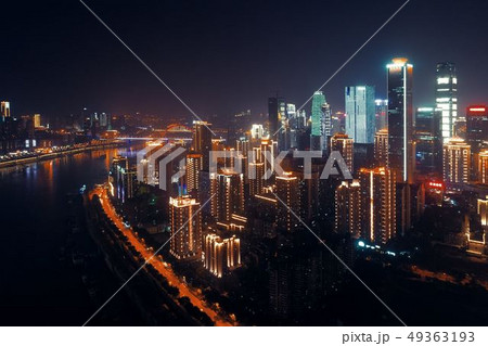 Chongqing Urban buildings aerial Chongqing Urban buildings aerial 49363193