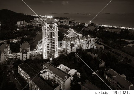 Xiamen city aerial view 49363212