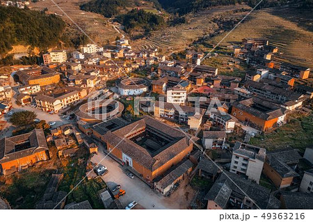 Fujian Tulou aerial view 49363216