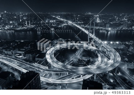 Shanghai Nanpu Bridge over Huangpu River 49363313