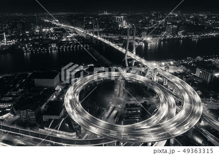 Shanghai Nanpu Bridge over Huangpu River 49363315