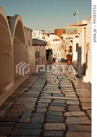 Santorini island street view 49363552