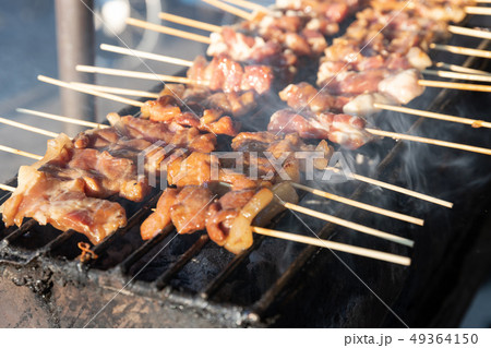Thai style Barbecue pork,Thai Traditional Thai style Barbecue pork,Thai Traditional 49364150