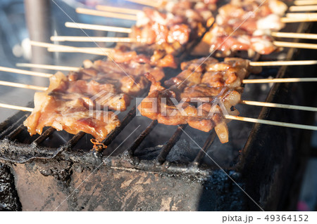 Thai style Barbecue pork,Thai Traditional 49364152